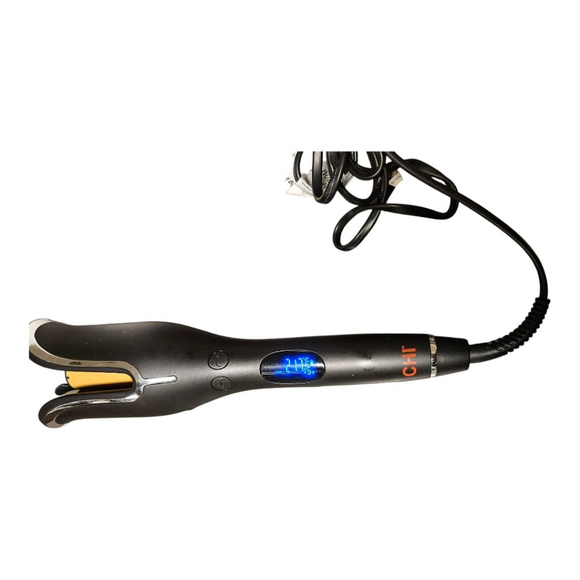 Women's CHI Black Automatic Rotating Hair Curler One Size - Picture 9 of 10